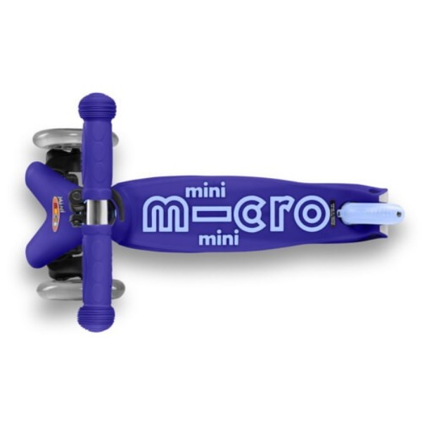 Фото - Трёхколёсный самокат Micro "Mini Deluxe" - СИНИЙ (до 50 кг, трехколесный)
