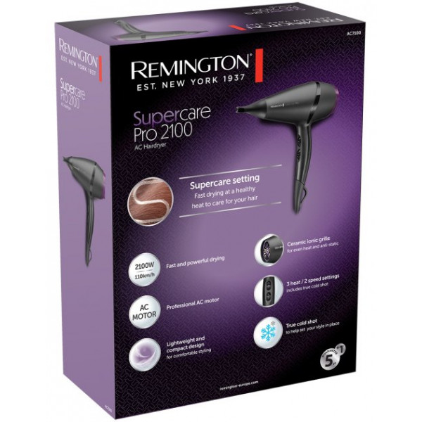 Фото - Фен Remington Supercare PRO 2100 AC motor (AC7100)