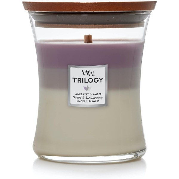 Фото - Свеча стекло Woodwick Medium Trilogy Amethyst Sky (Аметистовое небо) 275г (1707527E) Фото - Свеча стекло Woodwick Medium Trilogy Amethyst Sky (Аметистовое небо) 275г (1707527E)