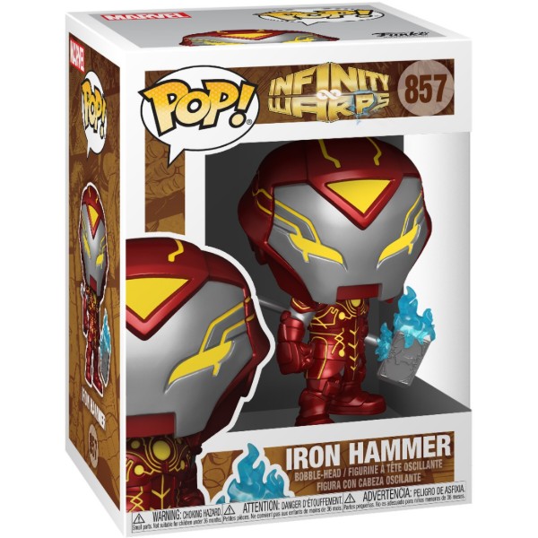 Фото - Коллекционная фигурка FUNKO POP! Bobble Marvel Avengers Infinity Warps Iron Hammer 52005 (FUN25491116)