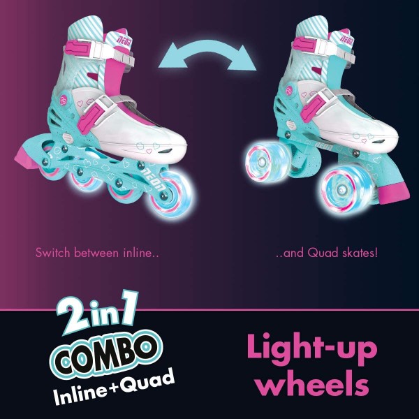 Фото - Ролики Neon Combo Skates Turquoise (NT09T4)