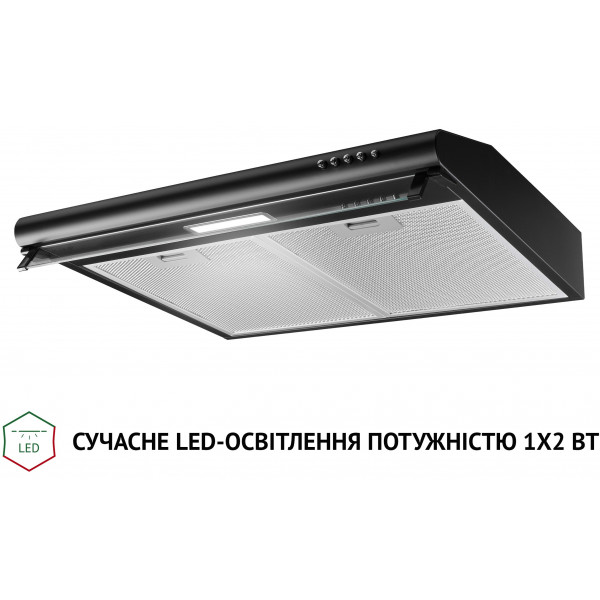 Фото - Вытяжка традиционная Perfelli PL 6144 BL LED