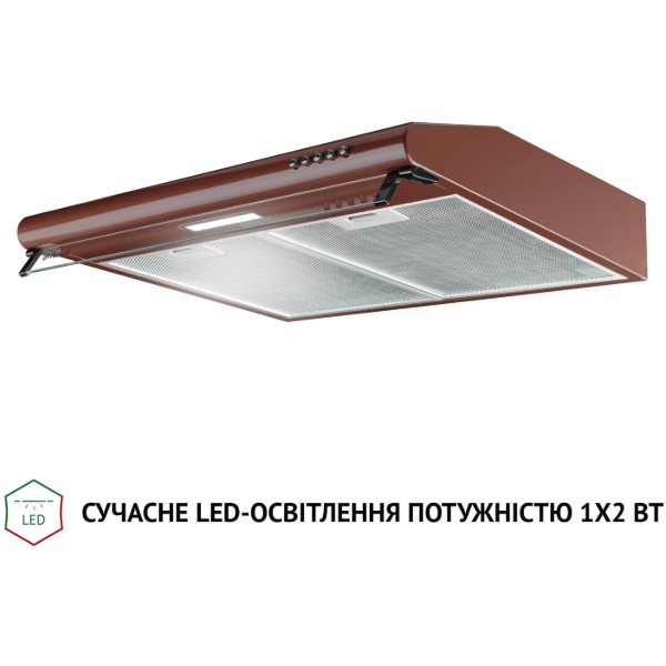 Фото - Витяжка традиційна Perfelli PL 6144 BR LED