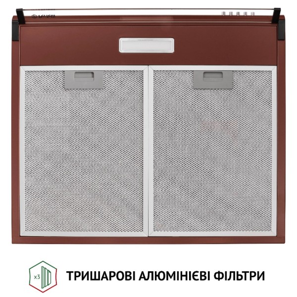 Фото - Витяжка традиційна Perfelli PL 6144 BR LED