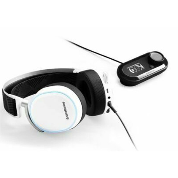 Фото - Гарнитура проводная игровая SteelSeries Arctis Pro + GameDAC White (61454)
