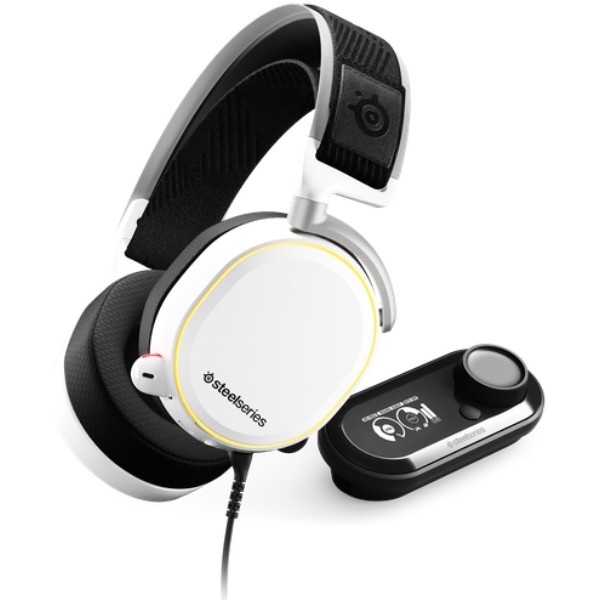 Фото - Гарнитура проводная игровая SteelSeries Arctis Pro + GameDAC White (61454)