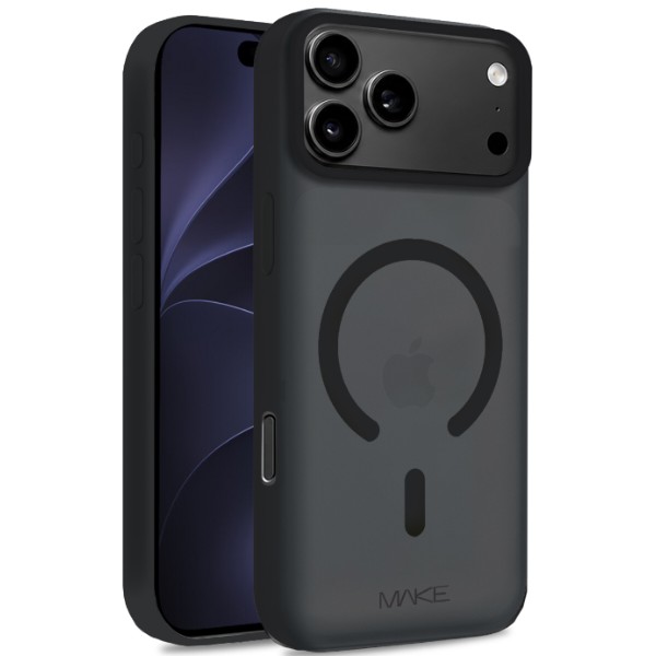 Фото - Чохол для смартфона MAKE Aura Magnet for Apple iPhone 18 Pro Max/17 Pro Max, Black (MCLAM-AI18PM/17PMBK)
