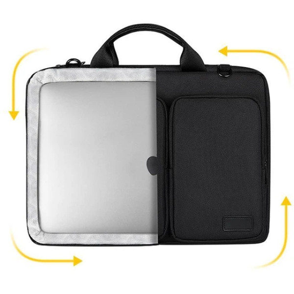 Фото - Сумка для ноутбуку BUBM Водонепроникна 16" Black