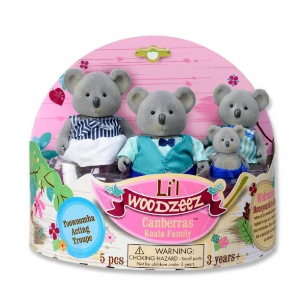 Фото - Коллекционные фигурки Li'l Woodzeez Семья Коал (6155M)