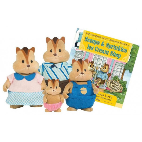 Фото - Коллекционные фигурки Li'l Woodzeez Семья Бурундуков (6158M)