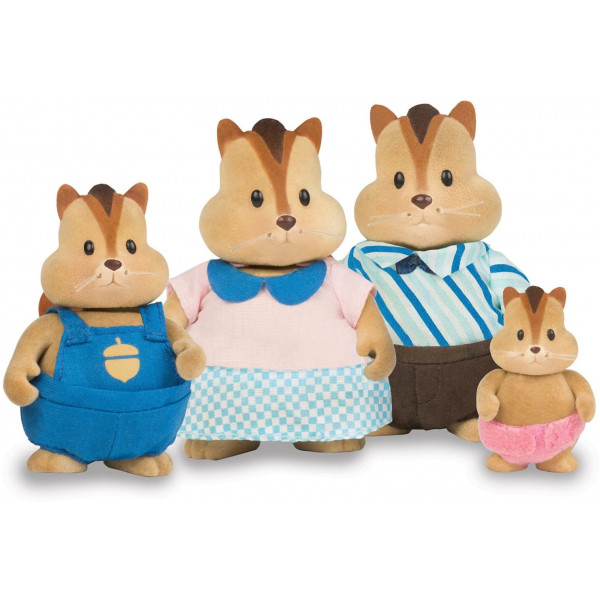 Фото - Коллекционные фигурки Li'l Woodzeez Семья Бурундуков (6158M)