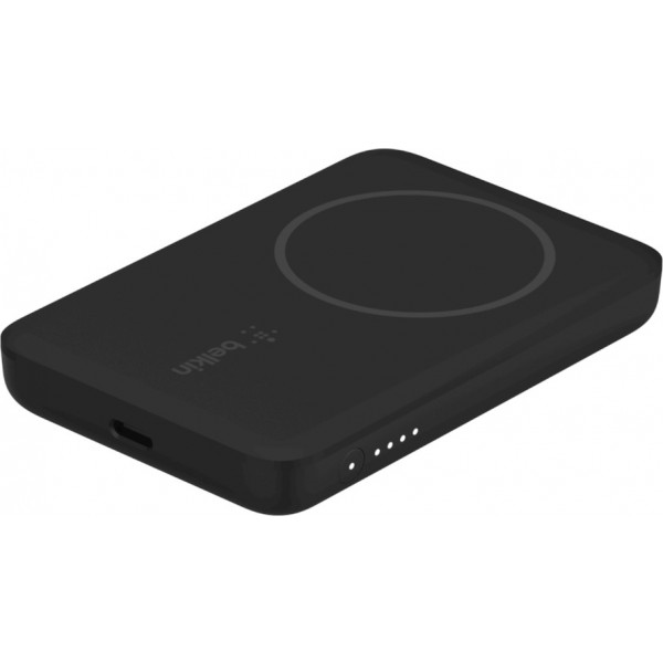 Фото - Батарея мобильная Belkin MagSafe 2500mAh Wireless Power Bank Black (BPD002BTBK)