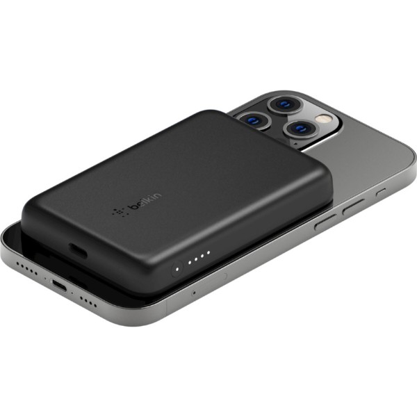 Фото - Батарея мобильная Belkin MagSafe 2500mAh Wireless Power Bank Black (BPD002BTBK)