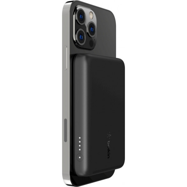 Фото - Батарея мобильная Belkin MagSafe 2500mAh Wireless Power Bank Black (BPD002BTBK)