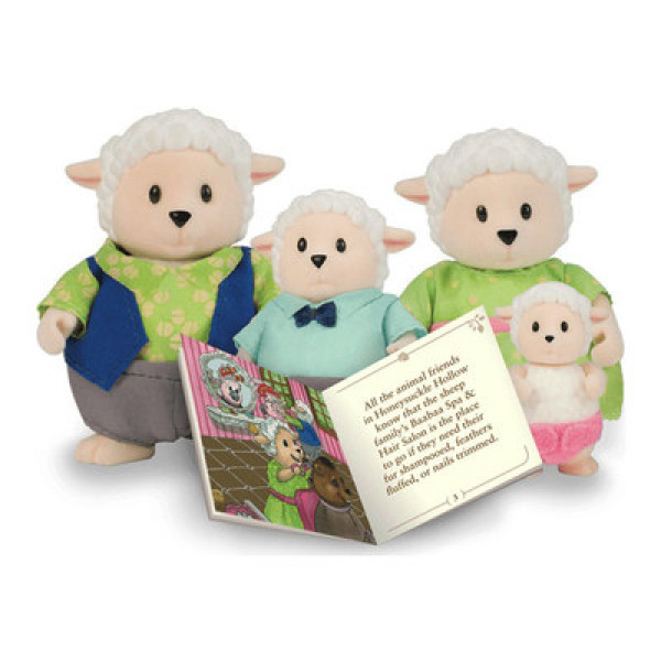 Фото - Коллекционные фигурки Li'l Woodzeez Семья Овечек (6159Z)