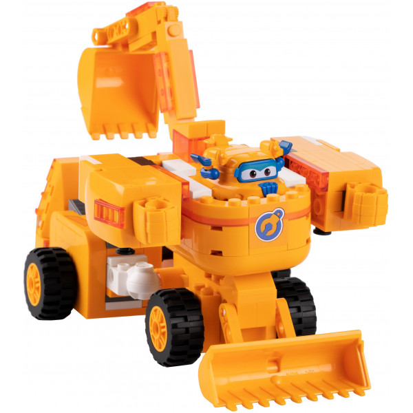 Фото - Пластиковый конструктор Super Wings Small Blocks 2-in-1 Buildable Transforming Vehicle Donnie Донни (EU385007)