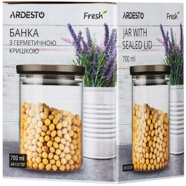 Фото - Емкость для сыпучих ARDESTO Fresh 700 мл (AR1307SF)