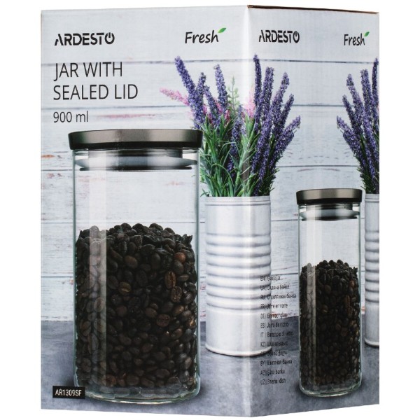 Фото - Ємність для сипучих ARDESTO Fresh 900 мл (AR1309SF)