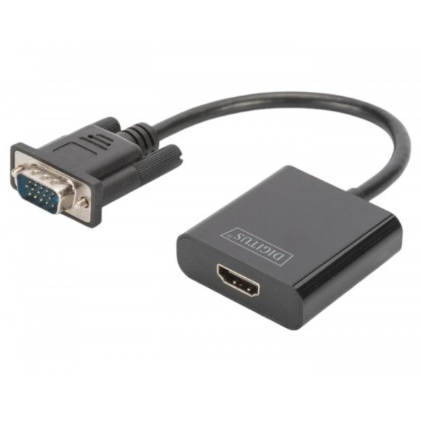 Фото - Перехідник Digitus VGA - HDMI Full HD (DA-70473)