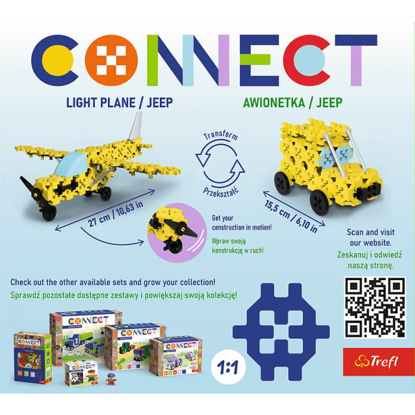 Фото - Пазли (5-7 років) Trefl Connect 2в1 94 дет. (19690)