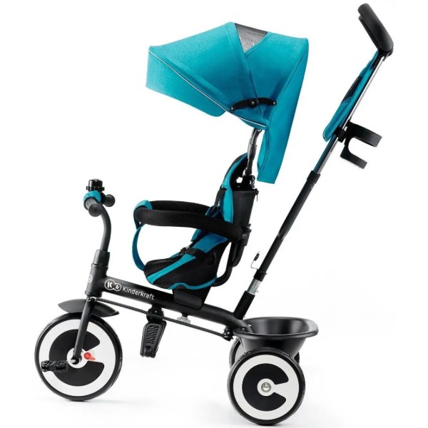 Фото - Триколісний велосипед Kinderkraft Aston Turquoise (KKRASTOTRQ0000)