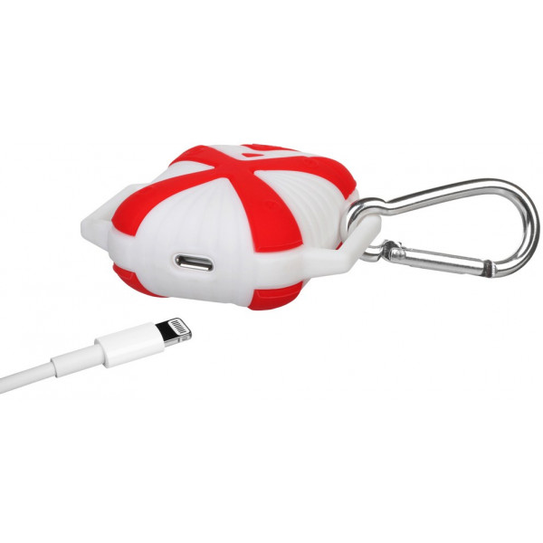Фото - Чехол для наушников i-Smile X-HuWei for Apple AirPods IPH1443 Red+White (702334)