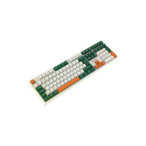 Фото - Клавіатура бездротова ігрова Canyon Shadder GKW-11 RGB Silent UA Wireless White (CND-SKBW11)