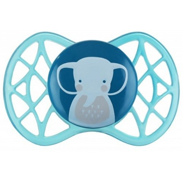 Фото - Симетрична пустушка Nuvita Air55 Explorer 0m + (тигр, слон) 2 шт. (NV7067M)