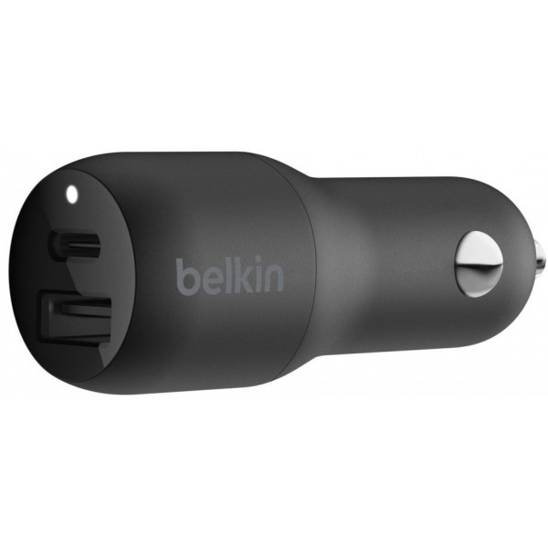 Фото - Автомобільний зарядний пристрій Belkin 32W PD Dual Black (CCB003BTBK)