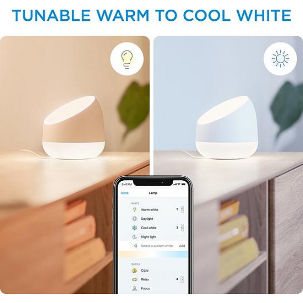 Фото - Розумна лампа WiZ BLE Portable Dual Zone Wi-Fi Type C Wi-Fi (929002690301)
