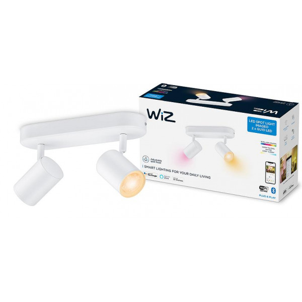Фото - Розумна лампа WiZ IMAGEO Spots 2x5W 2200-6500K RGB Wi-Fi (929002658801)