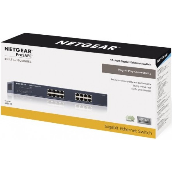 Фото - Коммутатор локальной сети (Switch) Netgear JGS516-200EUS