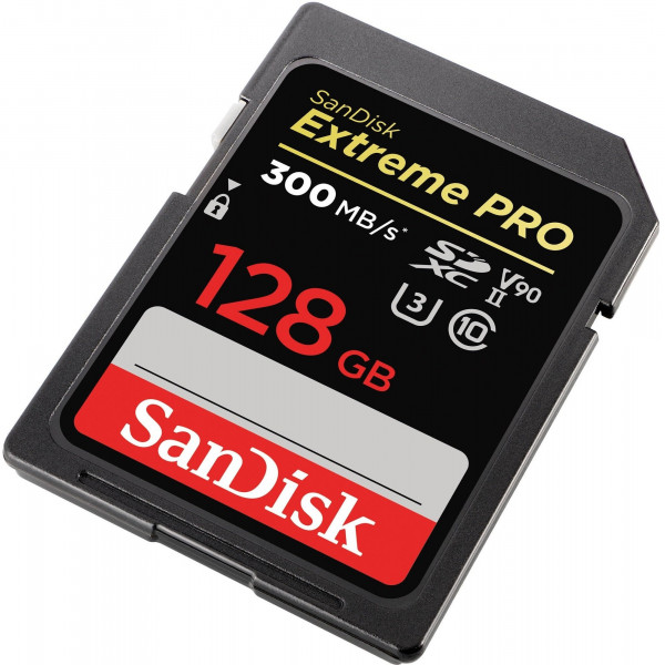 Фото - Карта памяти SanDisk Extreme Pro 128GB SDXC C10 UHS-II U3 V90 R300/W260MB/s (SDSDXDK-128G-GN4IN)