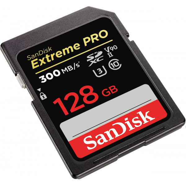Фото - Карта памяти SanDisk Extreme Pro 128GB SDXC C10 UHS-II U3 V90 R300/W260MB/s (SDSDXDK-128G-GN4IN)