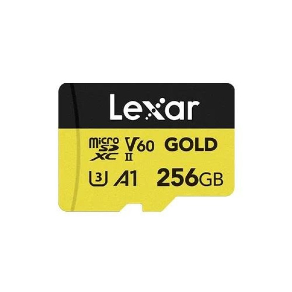 Фото - Карта пам'яті Lexar MICRO SDXC 256GB UHS-II GOLD (LMSGOLD256G-BNNNG)