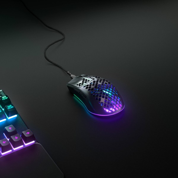 Фото - Мышь проводная игровая SteelSeries Aerox 3 (2022) Onyx Black (62611)