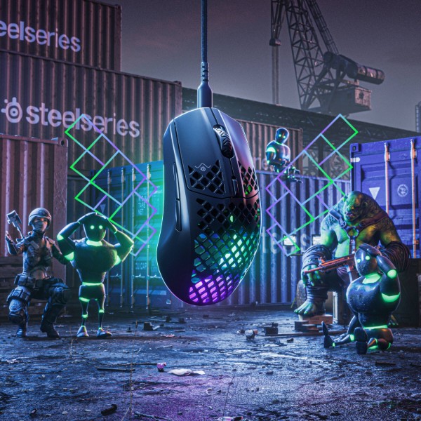 Фото - Мышь проводная игровая SteelSeries Aerox 3 (2022) Onyx Black (62611)