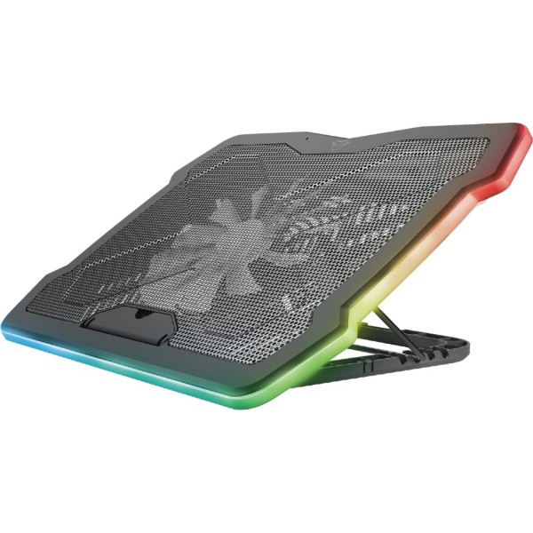 Фото - Підставка під ноутбук охолоджуюча Trust GXT 1126 Aura RGB Black (24192)