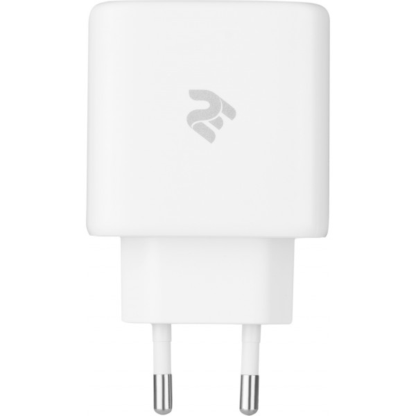 Фото - Мережевий зарядний пристрій 2E USB-C Wall Charger GaN 65W White (2E-WC3USB65W-W)