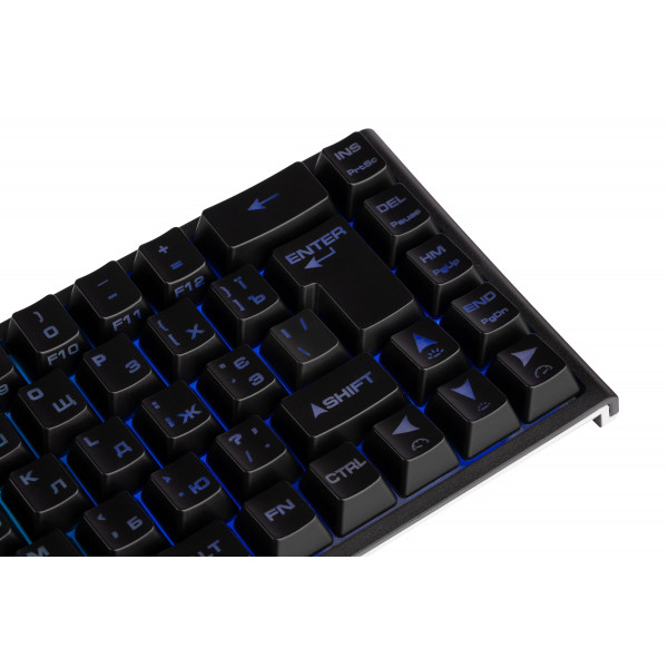 Фото - Клавиатура беспроводная игровая 2E KG360 RGB 68key WL Black Ukr (2E-KG360UBK)