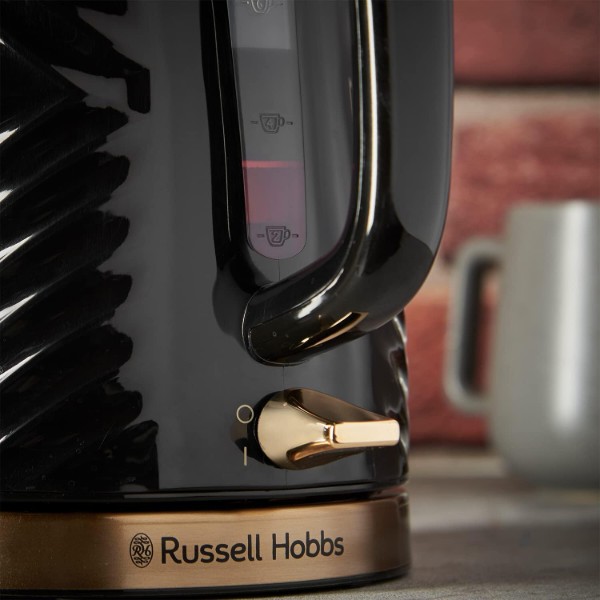 Фото - Електричний чайник Russell Hobbs 26380-70 Groove Black