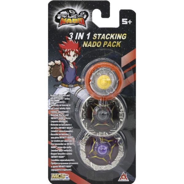 Фото - Дзига Auldey Infinity Nado V Advanced Edition 3 в 1 Fiery Dragon Вогняний Дракон, два кільця і основа (EU634907H)