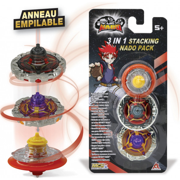 Фото - Дзига Auldey Infinity Nado V Advanced Edition 3 в 1 Fiery Dragon Вогняний Дракон, два кільця і основа (EU634907H)