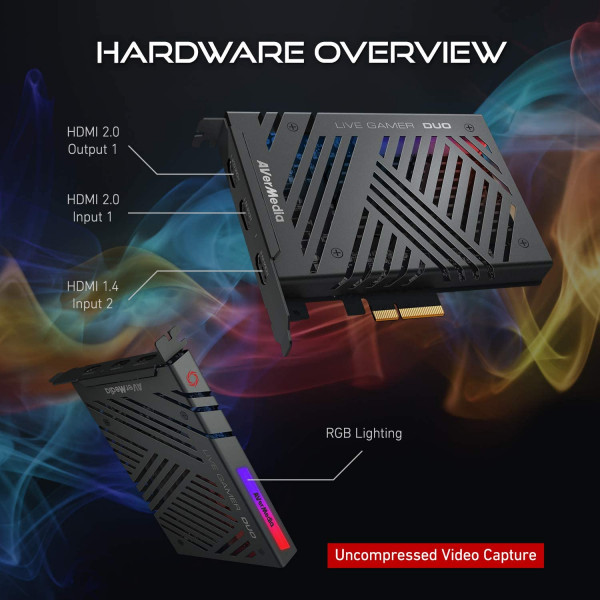 Фото - Карта захоплення відео Avermedia GC570D DUO Black (61GC570D00A5)