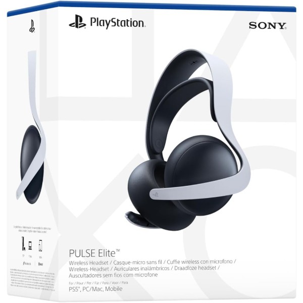 Фото - Гарнитура для консоли PlayStation Pulse Elite White + Чехол