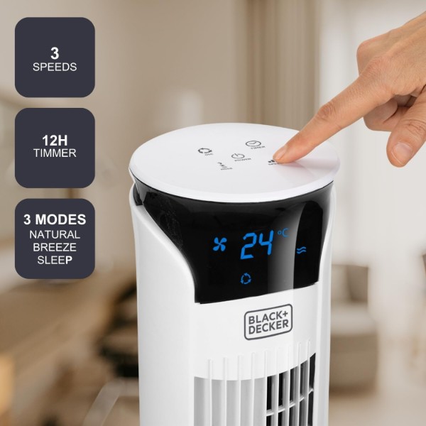 Фото - Вентилятор підлоговий Black&Decker BXEFT48E