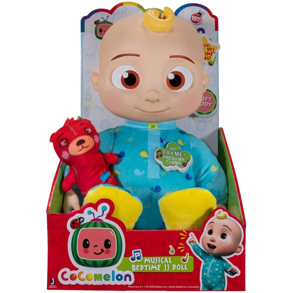 Фото - Интерактивная игрушка CoComelon Roto Plush Bedtime JJ Doll Джей Джей (CMW0016)