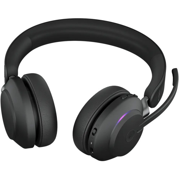 Фото - Гарнітура бездротова Jabra Evolve2 65 Link380c MS Stereo Stand Black (26599-999-889)