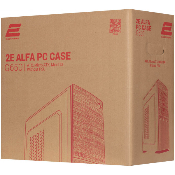 Фото - Корпус 2E ALFA (2E-G650) Black без БЖ