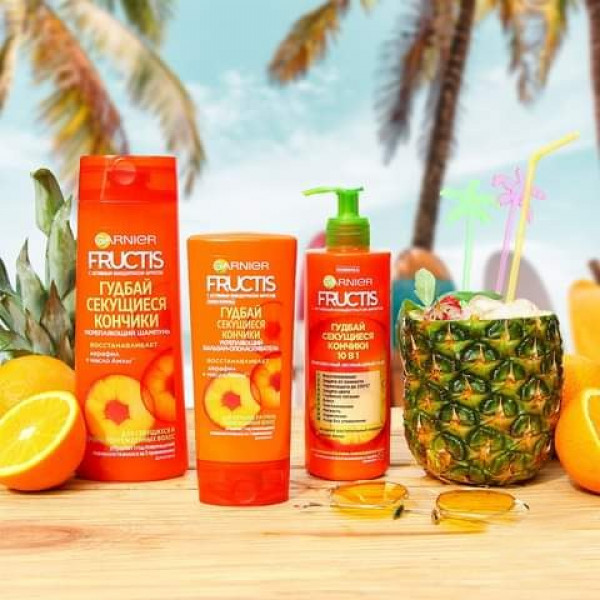 Фото - Бальзам для волосся Garnier FRUCTIS Гудбай посічені кінчики 200 мл